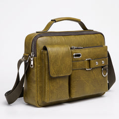 Men's Vintage Leather Crossbody Bag