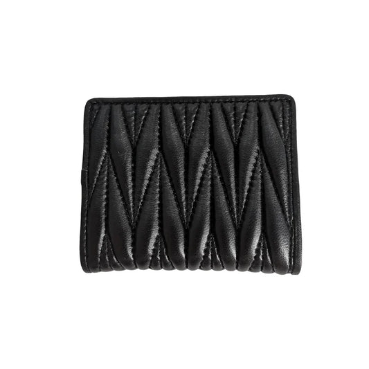 Leather Pleated Design Wallet for Women