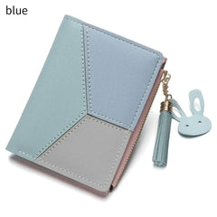 Women's Wallet PU Leather Foldable Portable Lady Coin Purses