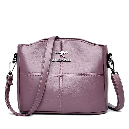 Luxury Designer Female Leather Purse and Handbag