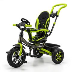Kids’ 3-Wheel Tricycle with Parent Push Handle