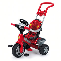 Kids’ 3-Wheel Tricycle with Parent Push Handle