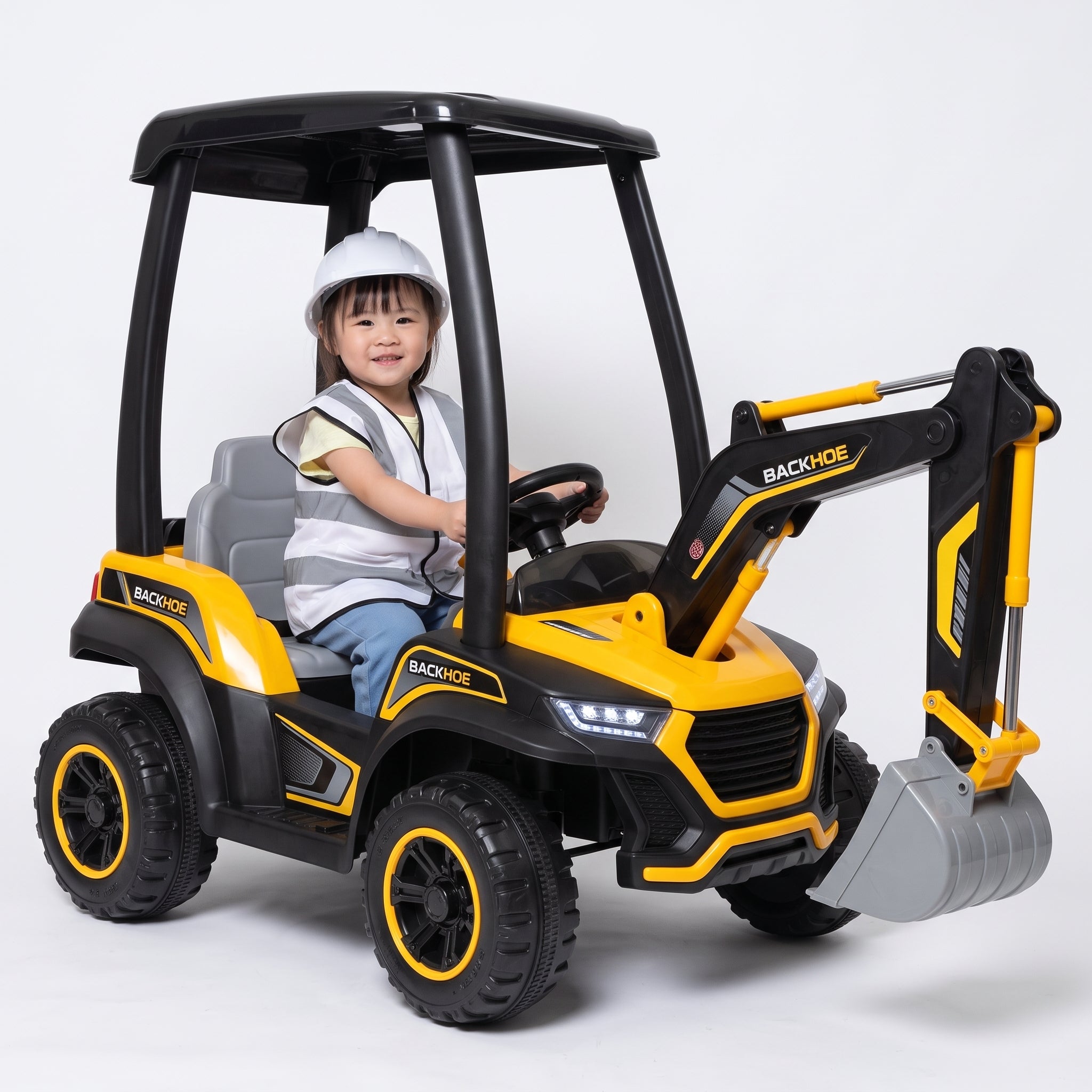 Kids Ride-On Excavator Truck
