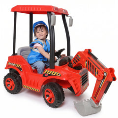 Kids Ride-On Excavator Truck