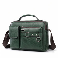 Men's Vintage Leather Crossbody Bag