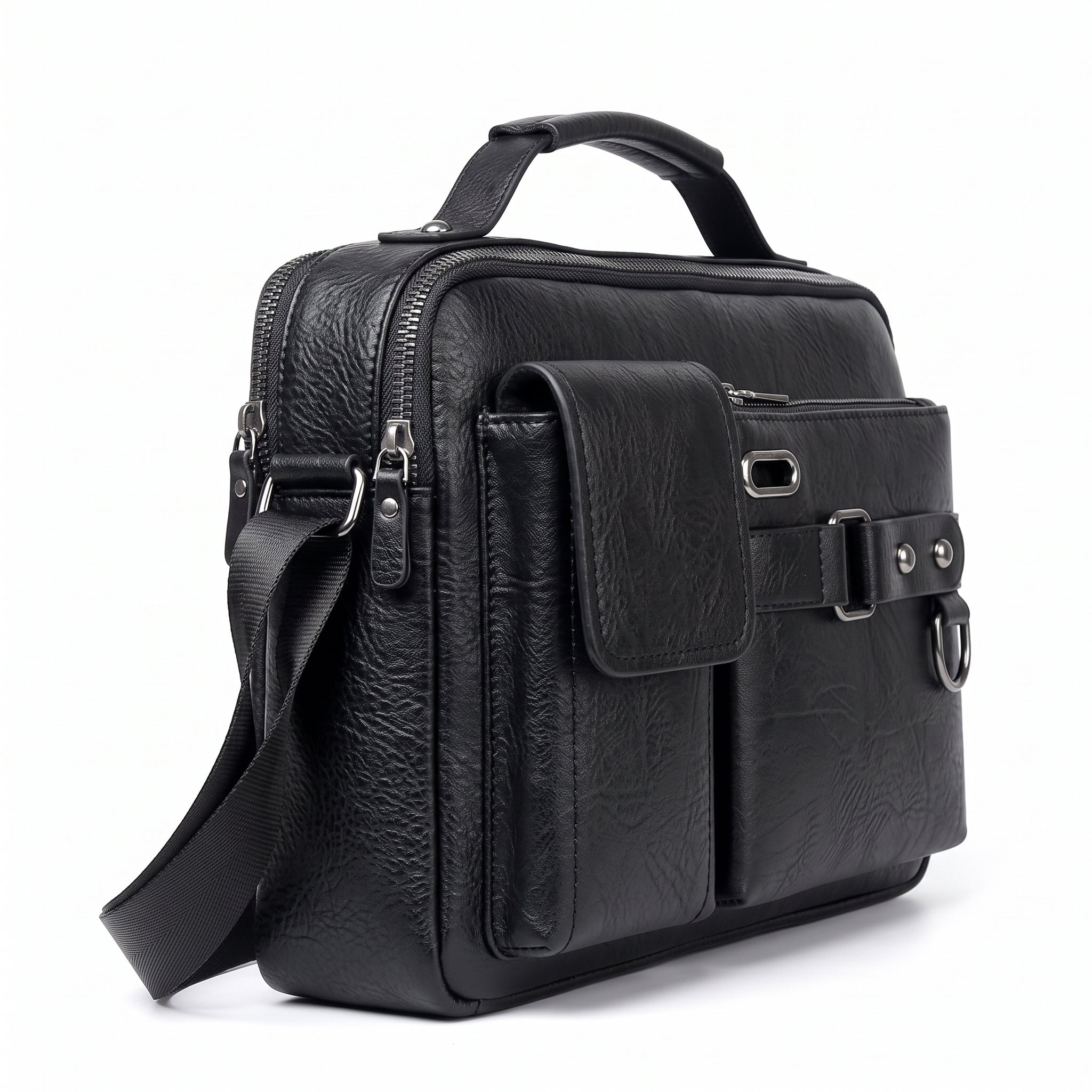 Men's Vintage Leather Crossbody Bag