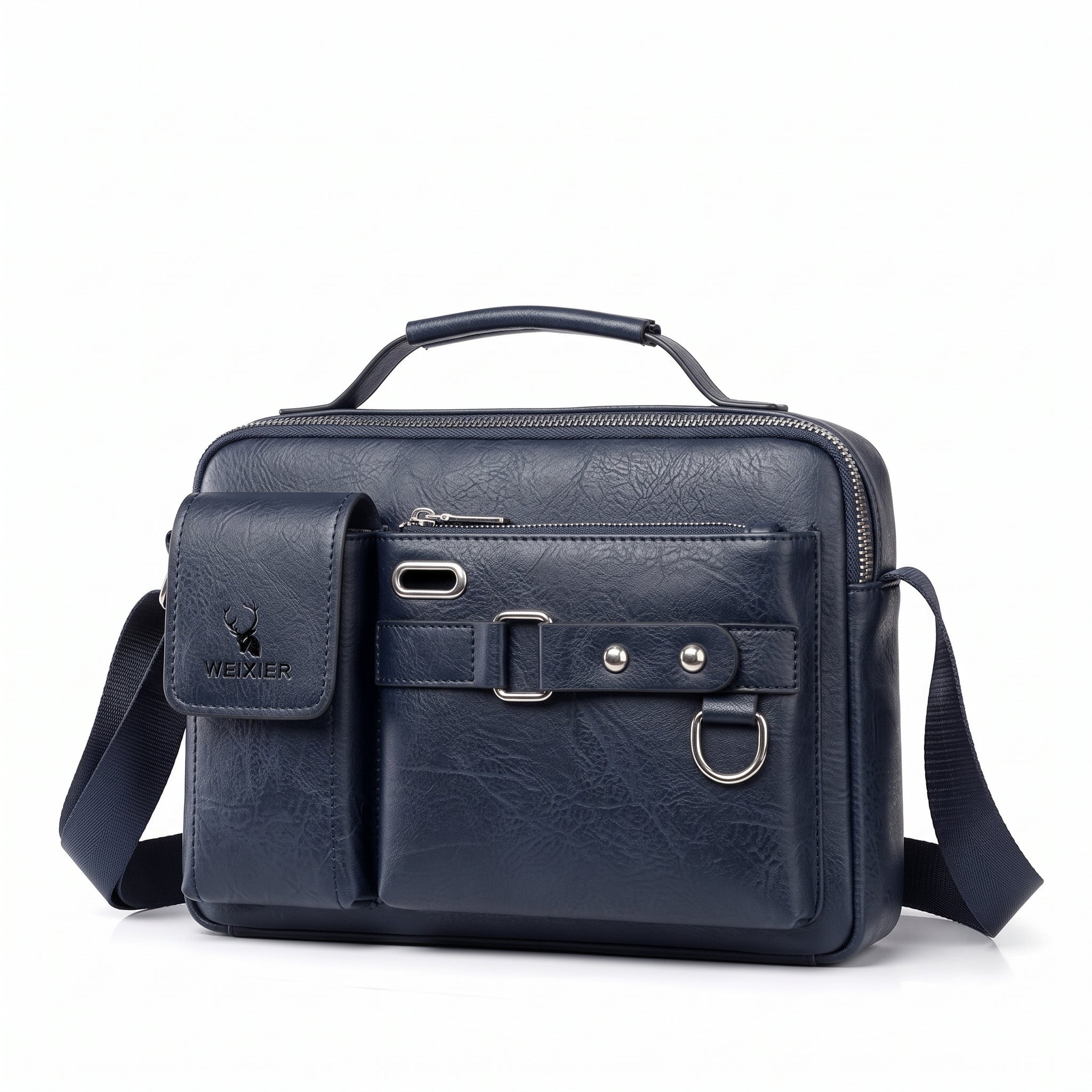 Men's Vintage Leather Crossbody Bag