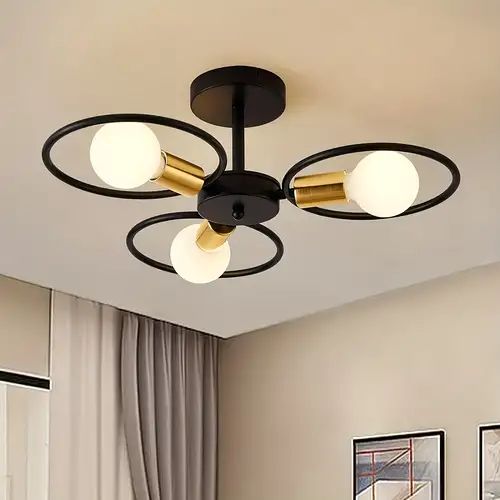 Modern 3-Light Ceiling Chandelier