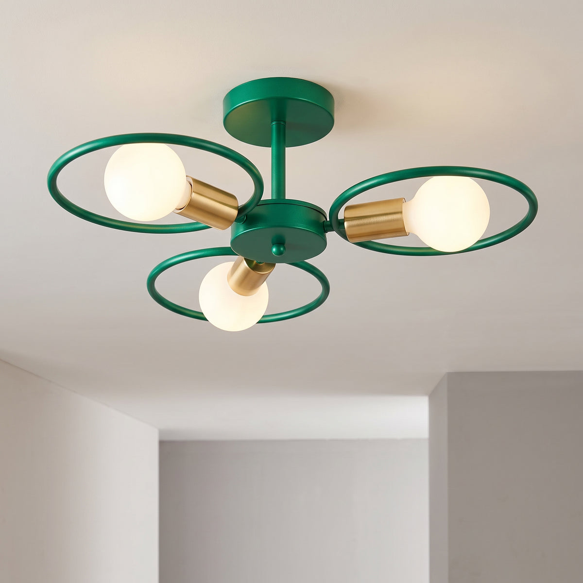 Modern 3-Light Ceiling Chandelier