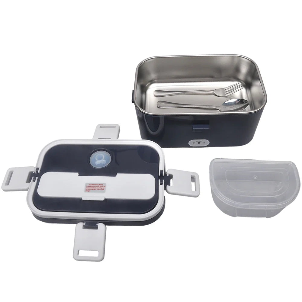 Portable Electric Lunch Box, 24V 12V Portable Food Warmer for Picnic, Office, Dormitory