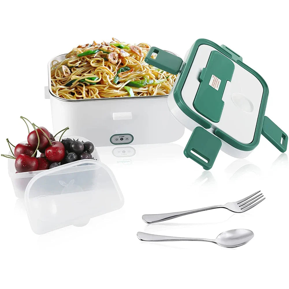Portable Electric Lunch Box, 24V 12V Portable Food Warmer for Picnic, Office, Dormitory