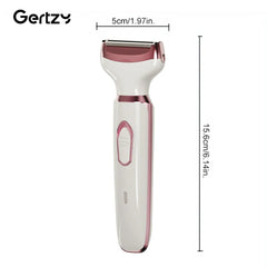 4-in-1 Rechargeable Electric Razor for Women - Face, Nose, Legs, Underarm, Bikini Trimmer