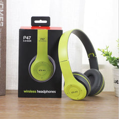 P47 Bluetooth 5.0 Wireless Headphone Foldable HIFI Stereo Bass Earphone