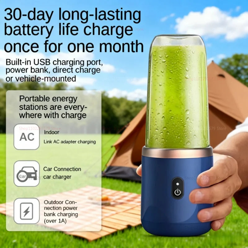 Portable Juicer Cup 6 Blade Blender Bottle