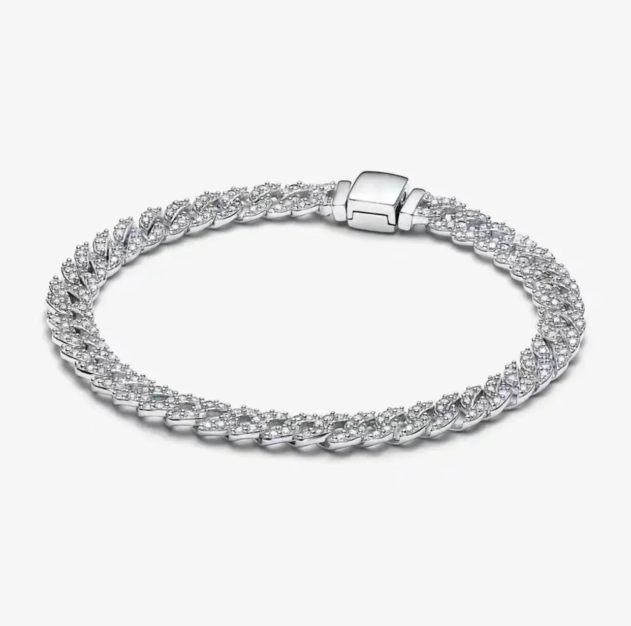 Sterling silver tennis bracelet suitable for original beautifully designed bead DIY fashion jewelry gifts