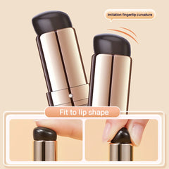 Silicone Mini Round Head Lip Brush For Lipstick Coloring Lip Concealer Brush Portable Makeup Brush