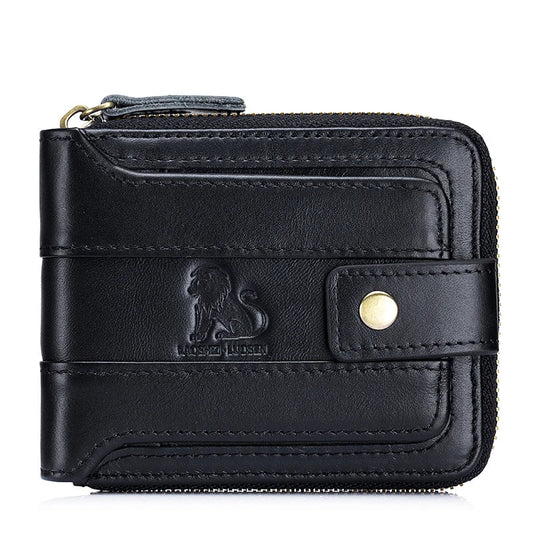 Men's leather multifunctional wallet