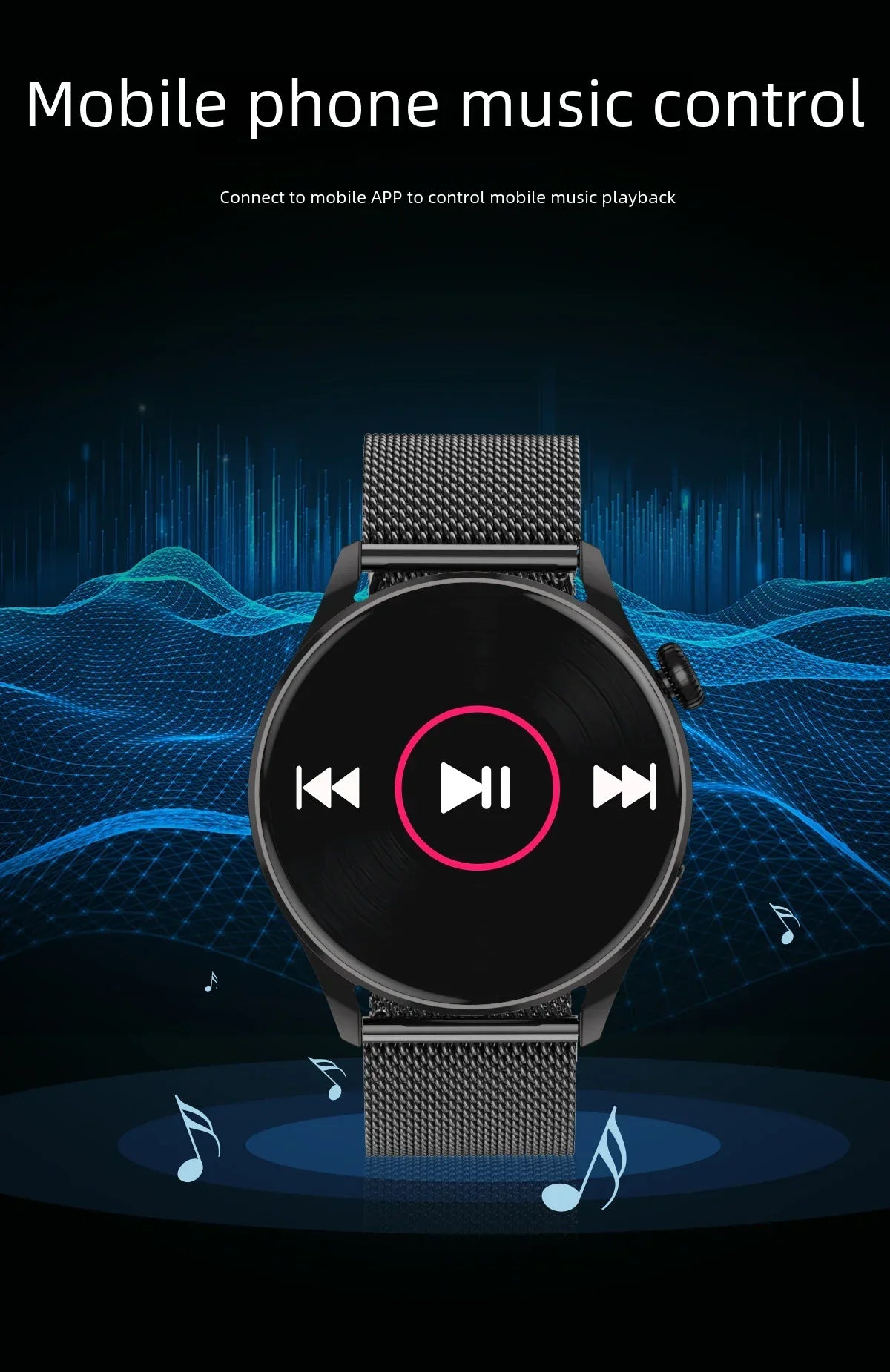 2025 new smartwatch blood oxygen monitor, NFC, waterproof sports brace