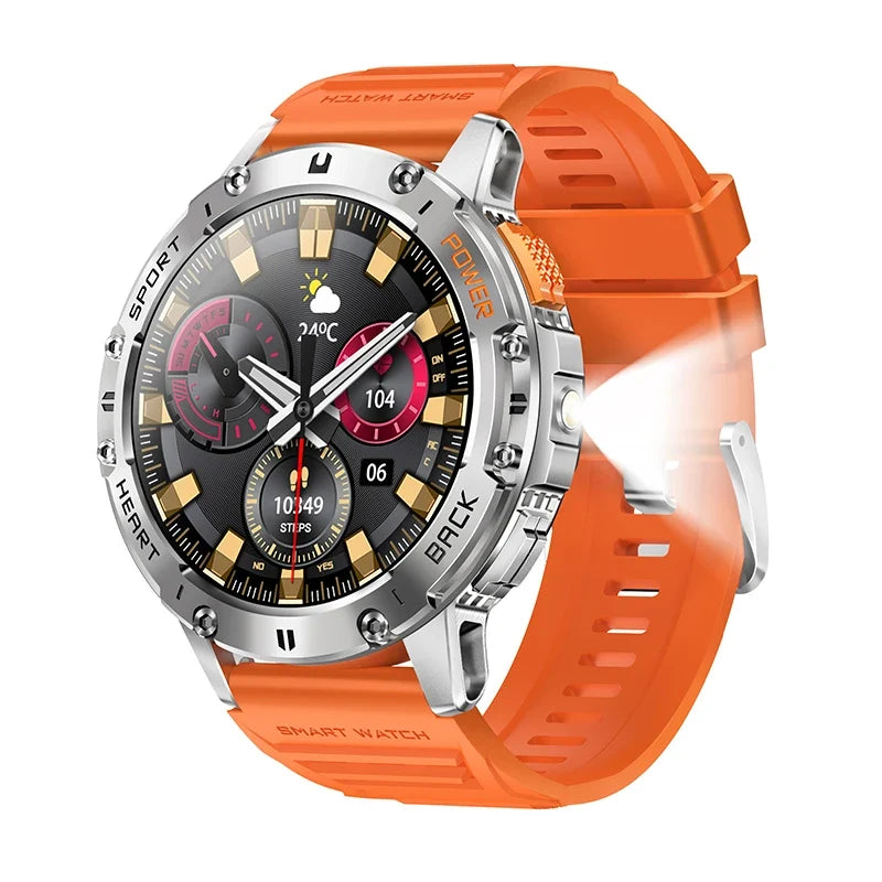 For Android ios New AMOLED Smart Watch Men Smartwatch Man+Box