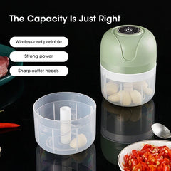 USB Portable Meat Grinder Vegetable Chopper for Kitchen Gadgets