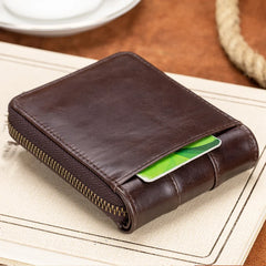Men's leather multifunctional wallet