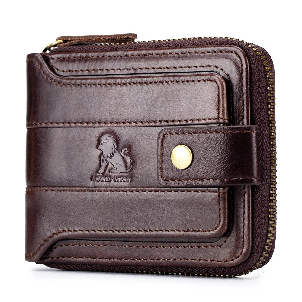 Men's leather multifunctional wallet