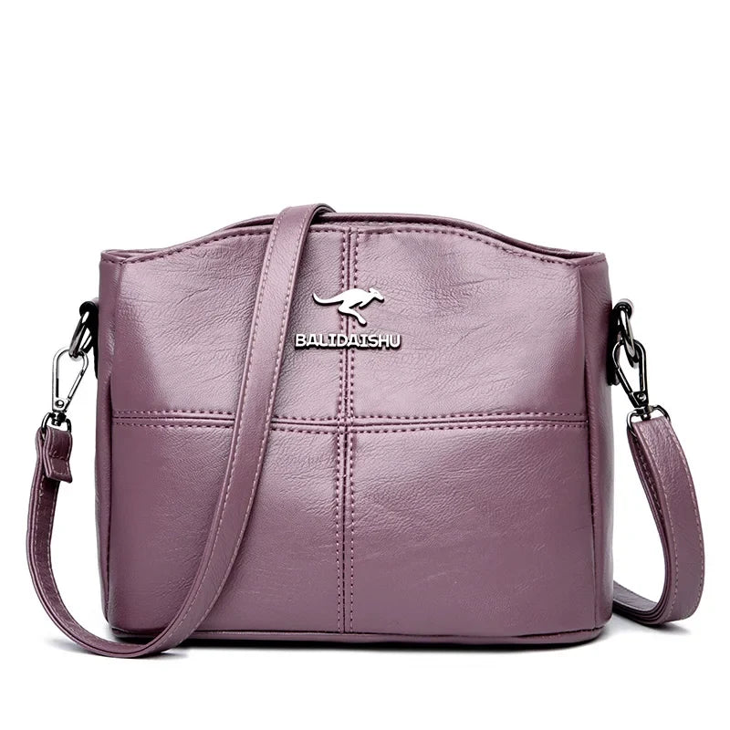 Luxury Designer Female Leather Purse and Handbag