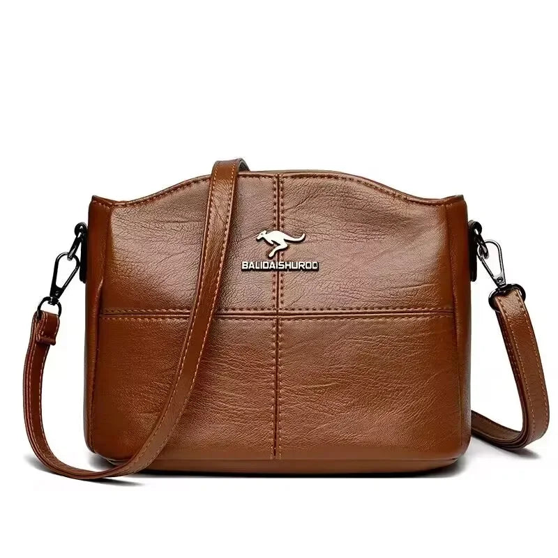 Luxury Designer Female Leather Purse and Handbag
