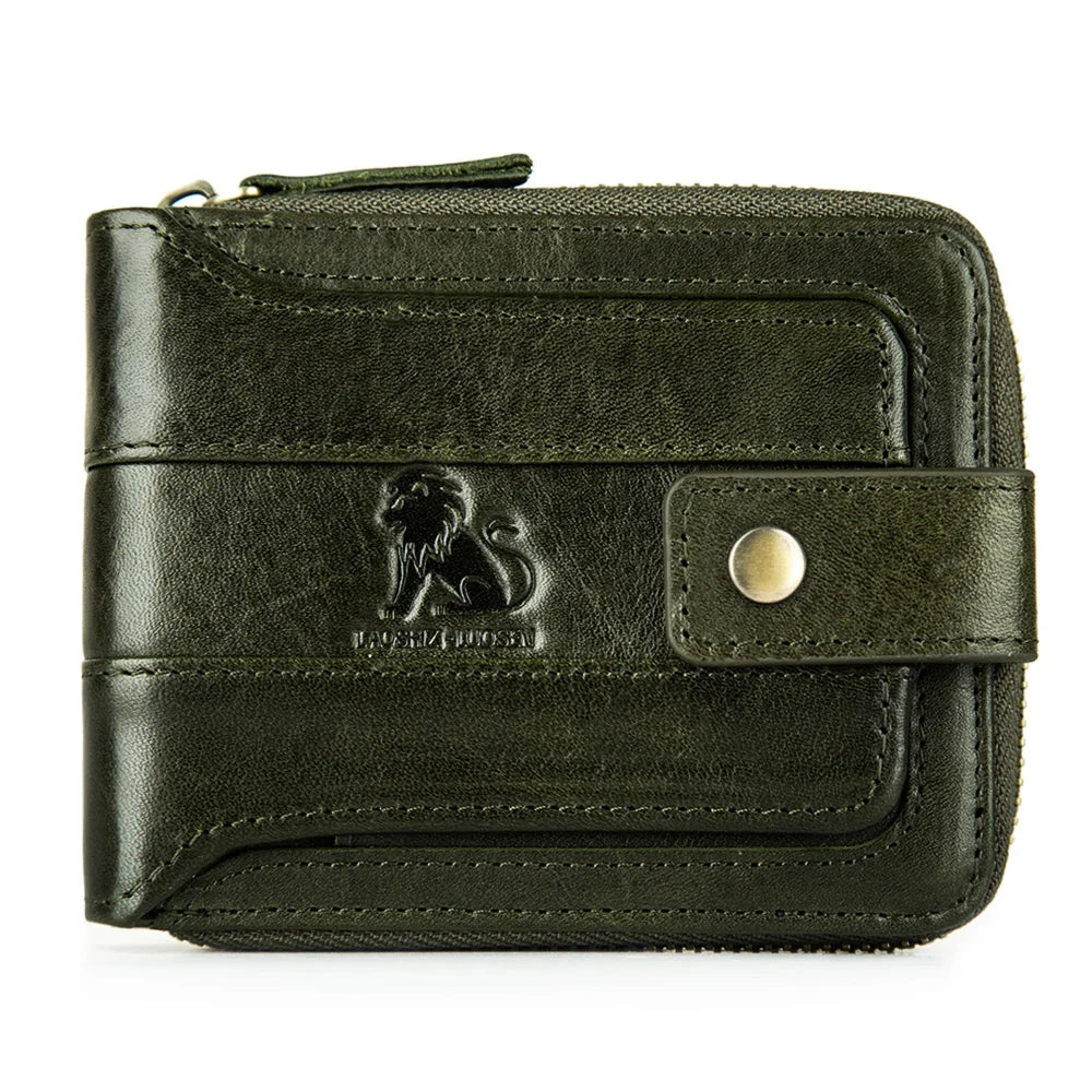 Men's leather multifunctional wallet
