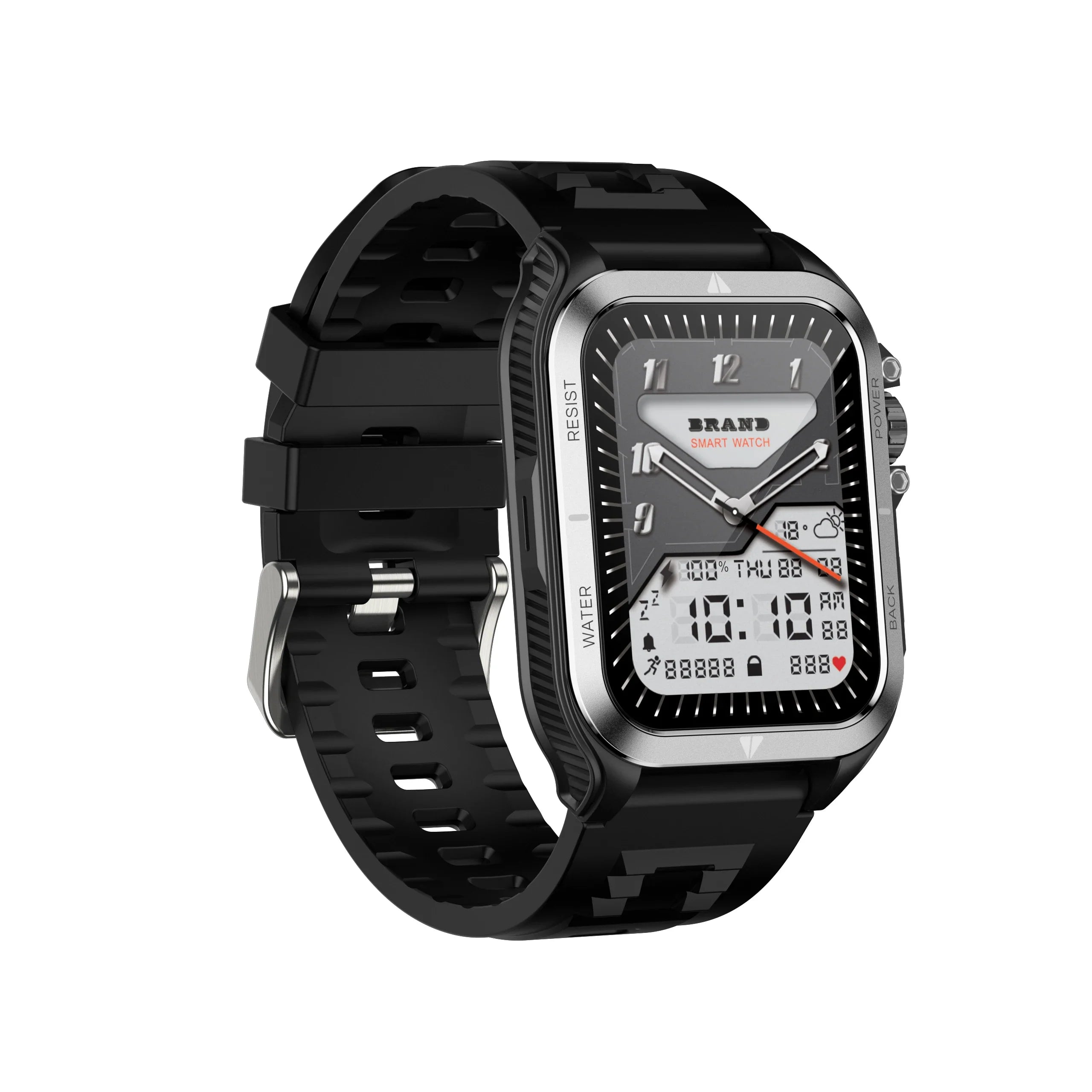 2025 Smartwatch 1.83" BT5.0 IOS Heart Rate/Blood Oxygen/Sleep Monitor Fitness Sport Clock