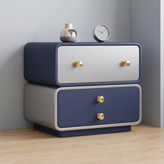 Modern Bedside Table with Storage Drawers