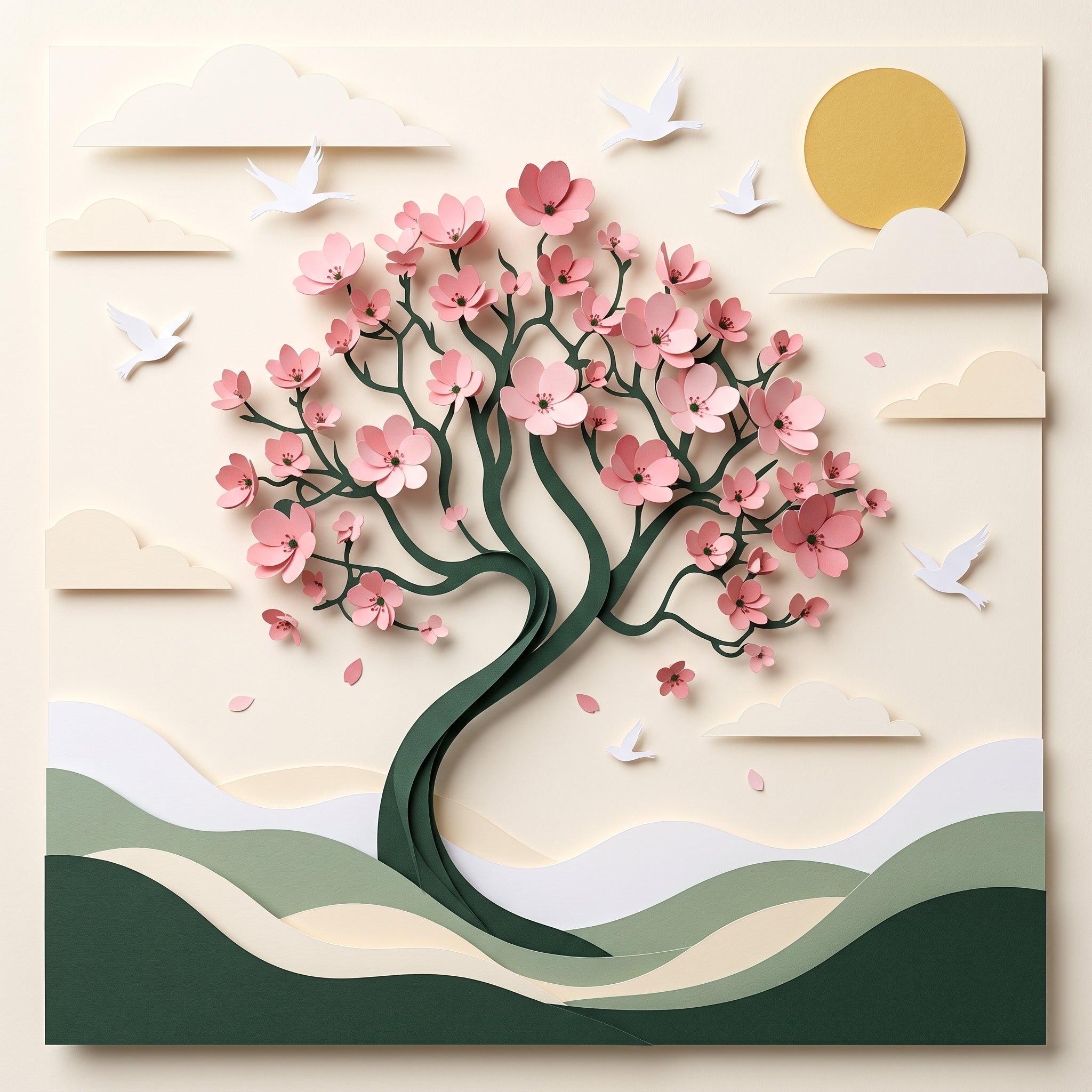 3D Blossom Tree Wall Art