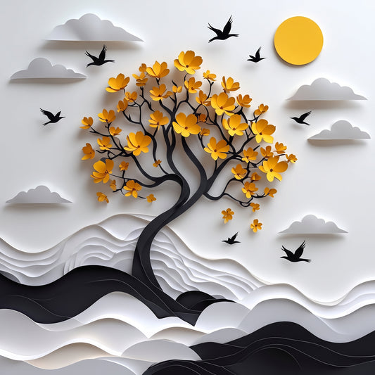 3D Blossom Tree Wall Art