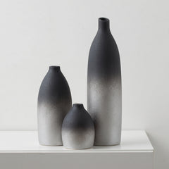 Blue & White Ceramic Decorative Vase Set