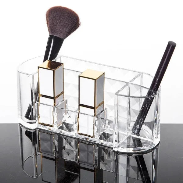 Acrylic Transparent Makeup Pen Case Holder